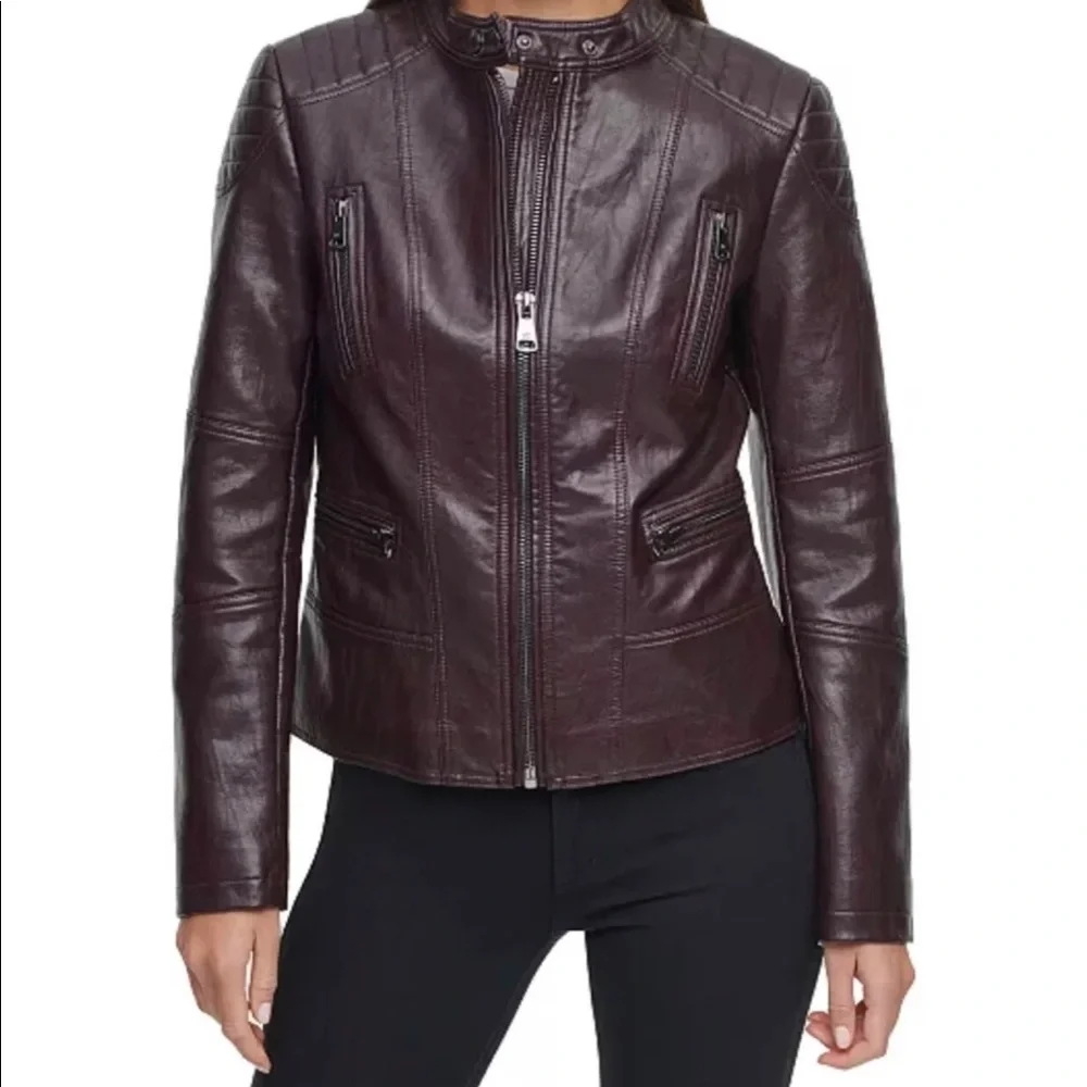 Faux leather jacket - Picture 1 of 3